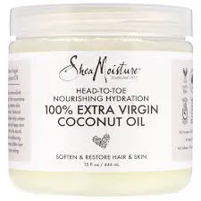 Кокосовое масло 100% Extra Virgin, Head-To-Toe Nourishing Hydration от SheaMoisture, 1077 руб.