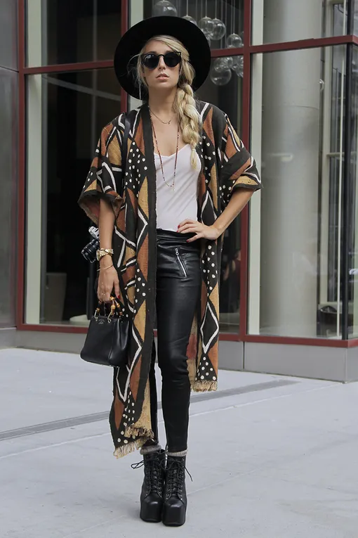 кожаные брюки