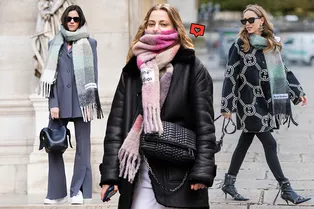 Так выглядит самый модный шарф на осень и зиму: стильные девушки сходят с ума по этому принту Так выглядит самый модный шарф на осень и зиму: стильные девушки сходят с ума по этому принту