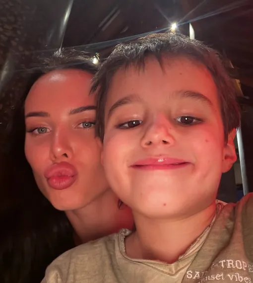 Анастасия Решетова и ее сын Ратмир