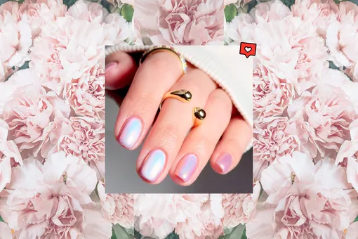 Розовый опал: как повторить этот маникюр с драгоценным сиянием без помощи мастера Розовый опал: как повторить этот маникюр с драгоценным сиянием без помощи мастера