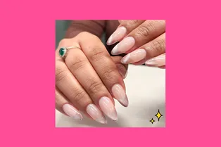Фантомный френч: 8 идей стильного маникюра с необычными кончиками ногтей