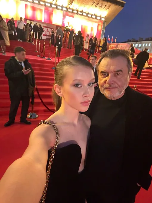 Анна Пересильд с отцом Анна Пересильд с отцом