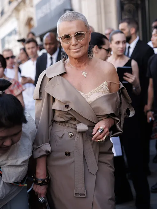 Лилия Рах перед показом Jean Paul Gaultier Лилия Рах перед показом Jean Paul Gaultier