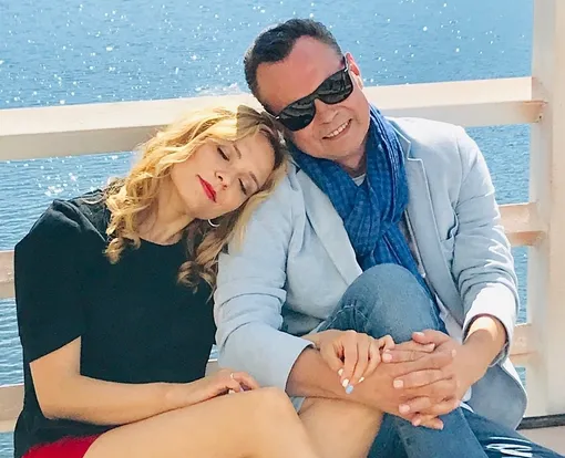 Маруся Левкина открыла памятник мужу спустя год после его смерти