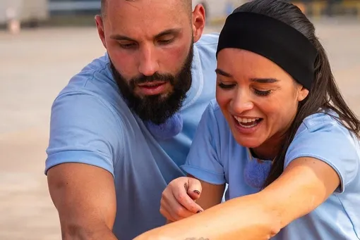 Николай Сердюков и Ксения Бородина на шоу «Сокровища императора»