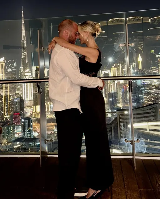 Мария Погребняк с мужем