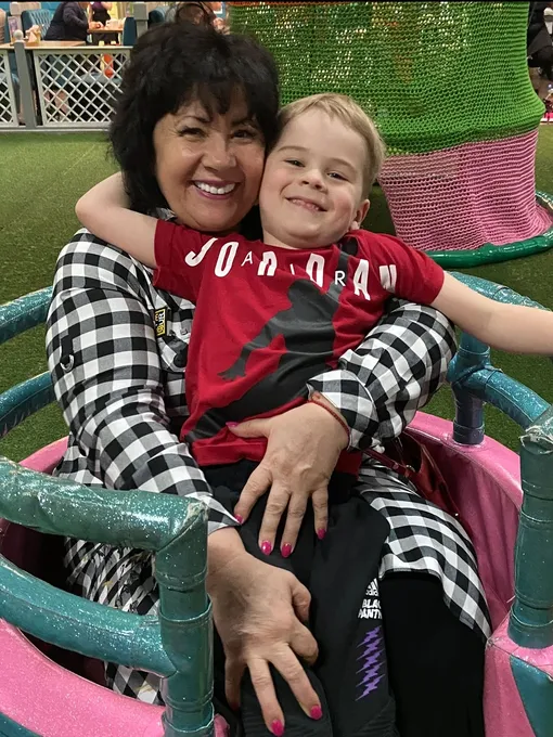 Никита с бабушкой