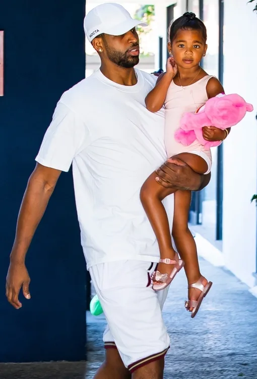 Тристан Томпсон с дочерью