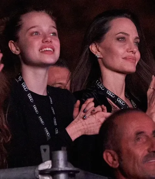 Шайло и Анджелина Джоли в Риме