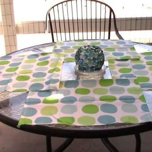 ideas for reusing an old shower curtain