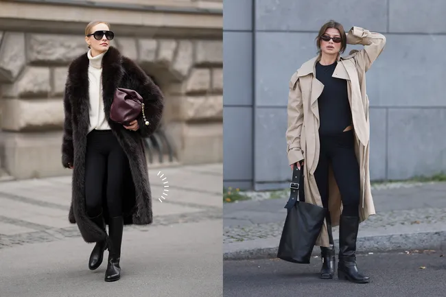 Антитренд? Нет, снова модно! Как инфлюенсеры носят легинсы с сапогами