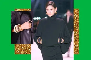 Лучший трюк осени: самый простой способ носить украшения в стиле Saint Laurent Лучший трюк осени: самый простой способ носить украшения в стиле Saint Laurent