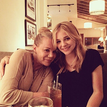 Chloe Moretz with her mother Terry