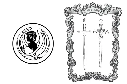 Таро 2 мечей