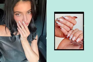Латте, ягоды и бархат на кончиках: 8 самых «дорогих» идей французского маникюра на эту зиму