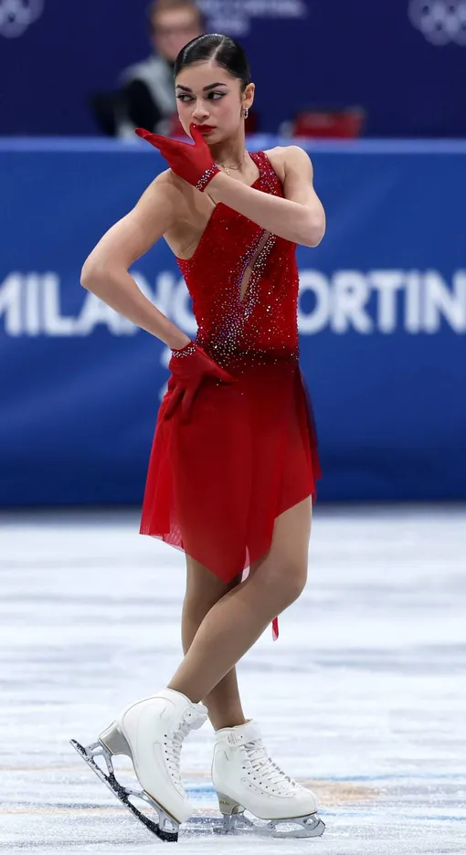 Аделия Петросян выступила в произвольной программе Олимпиады Аделия Петросян выступила в произвольной программе Олимпиады