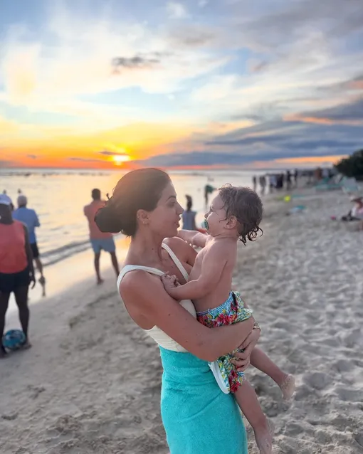 Жена Данило Галлинари с 2-летним сыном