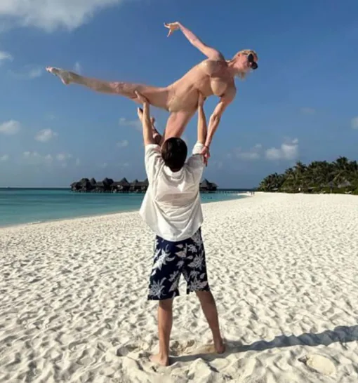 Анастасия Волочкова и Марчел Абабий на курорте в прошлом году Анастасия Волочкова и Марчел Абабий на курорте в прошлом году