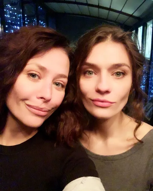 Екатерина Волкова с дочерью Валерией