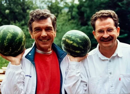 Друзья Юрий Николаев и Влад Листьев