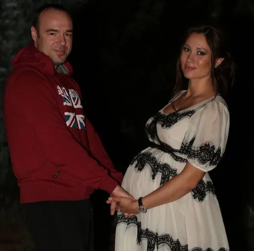 Роман и Елена Товстики в ожидании сына Артема