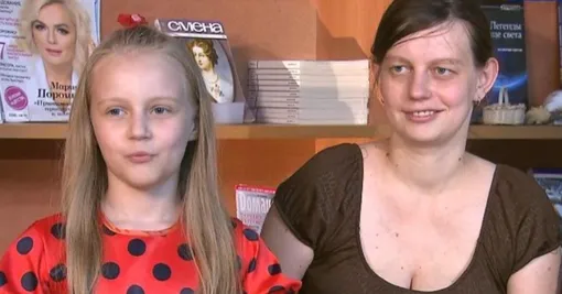 Алиса Теплякова с мамой Натальей