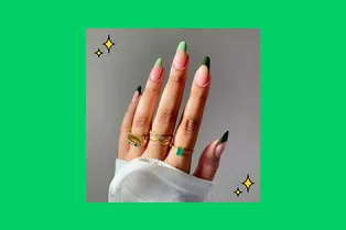 Нотка пикантности: 10 самых стильных и красивых дизайнов маникюра оливкового цвета