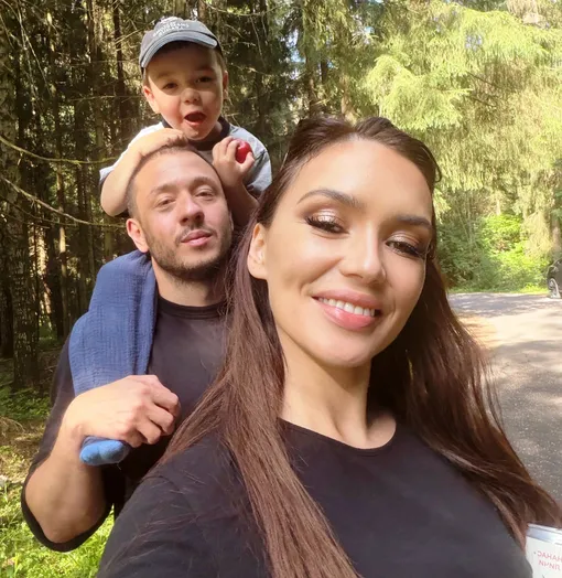 Ольга Серябкина с мужем и сыном Ольга Серябкина с мужем и сыном