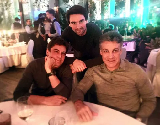 Алексей Пиманов с сыновьями. 2 октября 2016 г.