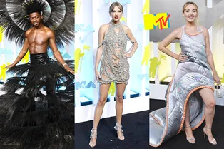 Платье-пододеяльник и крестная мать: лучшие и худшие образы звезд на премии MTV-2022