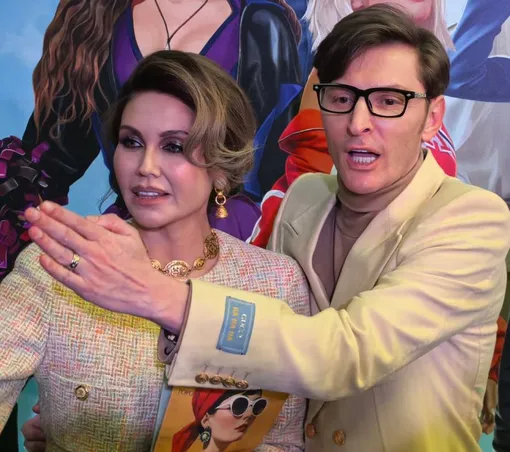 Супруги Ляйсан Утяшева и Павел Воля на премьере