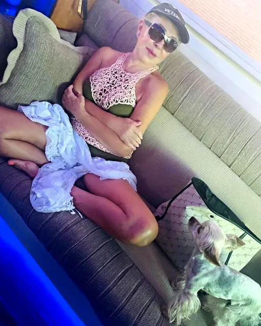 Любовь Успенская позировала в Майями