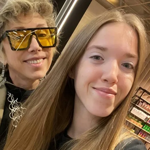 Елена Воробей с дочерью Софией