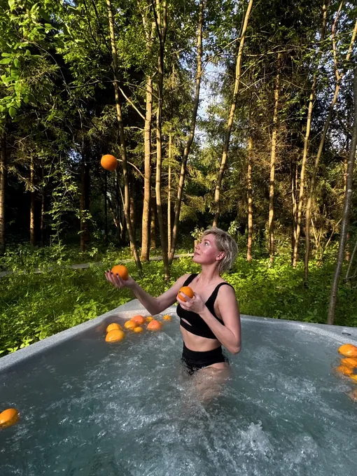 Кристина Асмус отдохнула на природе