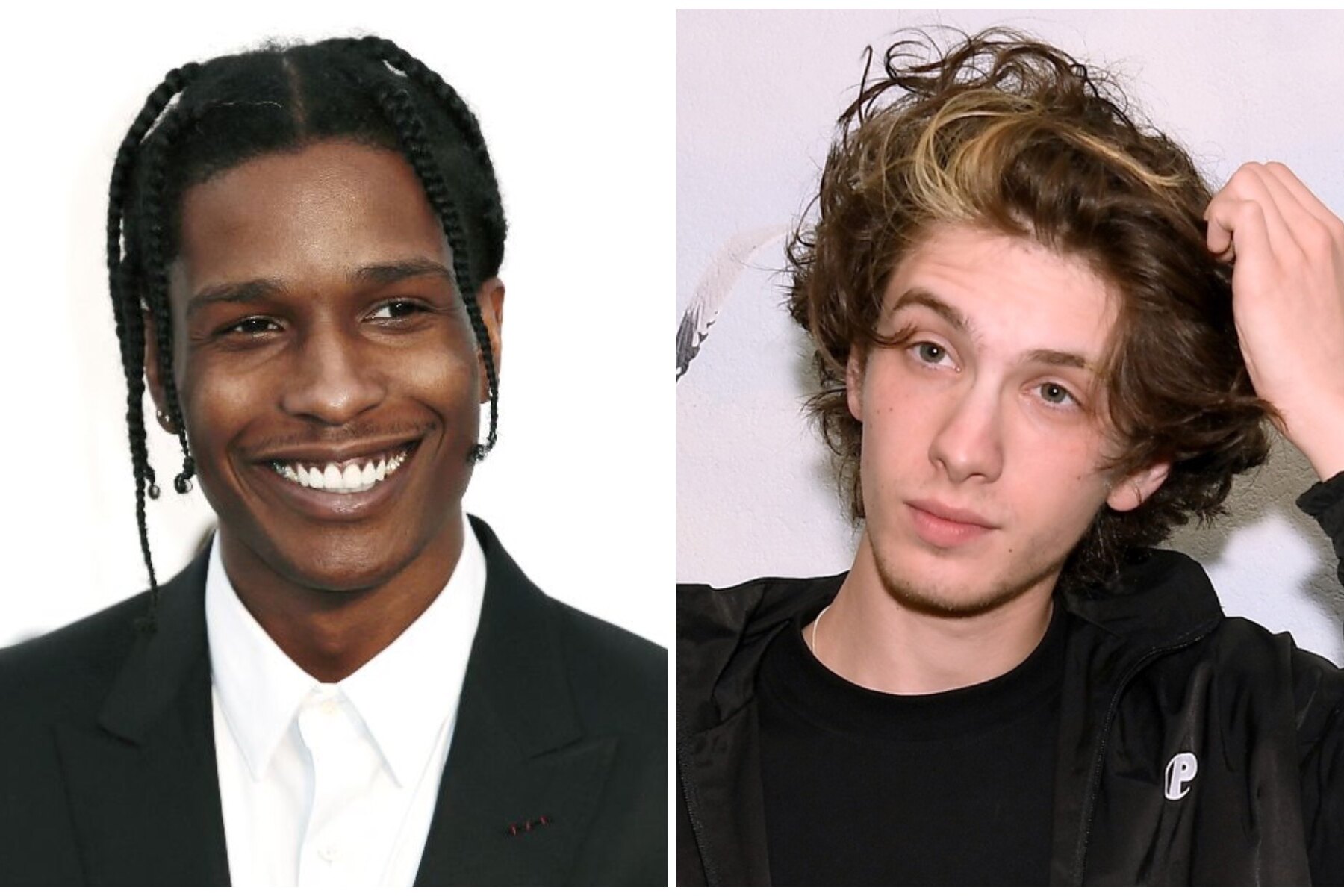 ASAP Rocky эмоционально поприветствовал Марка Эйдельштейна на модном показе в Париже
