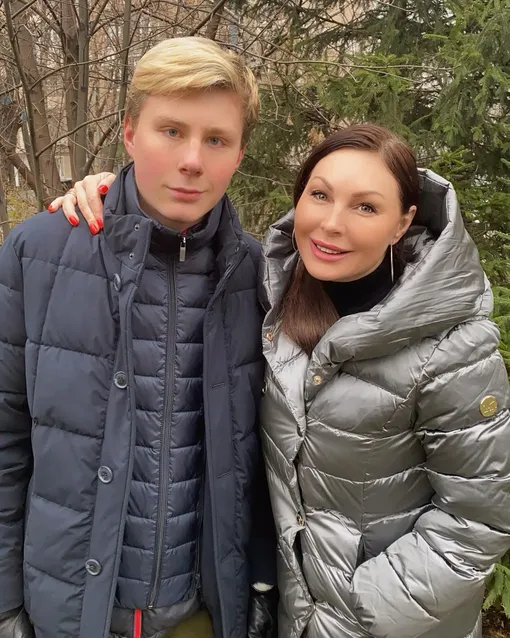 Наталья Бочкарева с сыном Иваном