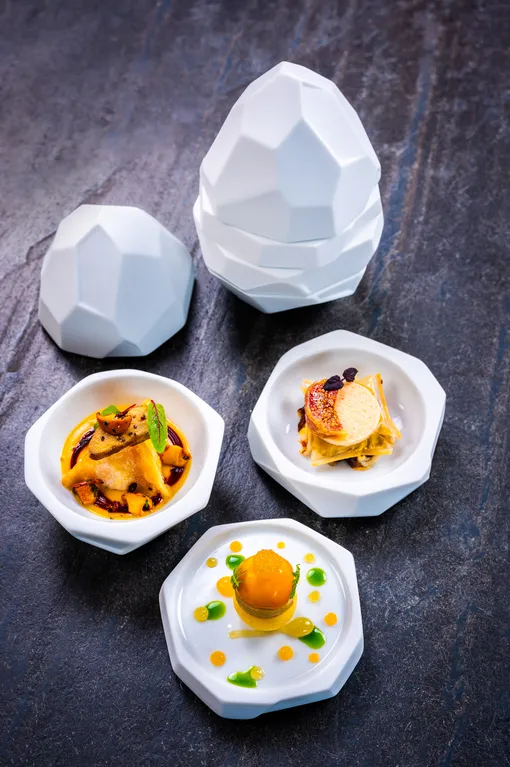 Краб и фуа гра Краб и фуа гра