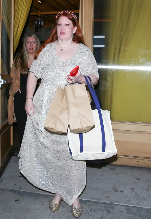 Кэтрин Шорт в день своего 40-летия в ресторане