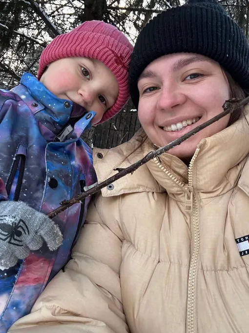 Елена Череватая показала сына