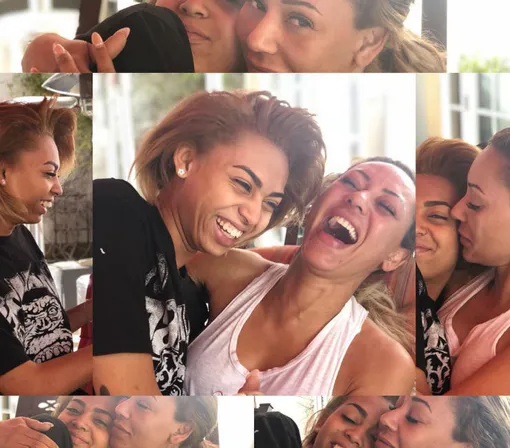 Мел Би и ее старшая дочь