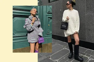 Теплее, чем под одеялом: 15 модных и уютных платьев-свитеров, которые не хочется снимать Теплее, чем под одеялом: 15 модных и уютных платьев-свитеров, которые не хочется снимать