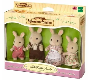 Фигурки Sylvanian Families Семья молочных кроликов 3144/4108, 4 шт, 4 дет. Фигурки Sylvanian Families Семья молочных кроликов 3144/4108, 4 шт, 4 дет.