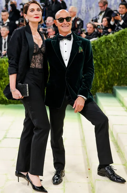 Фелисити Блант и Стэнли Туччи на Met Gala