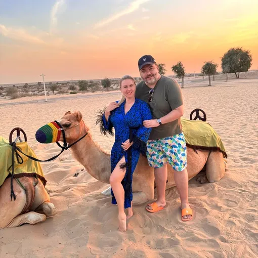 Анна Семенович с возлюбленным Денисом Шреером