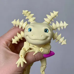 Игрушка антистресс подвижный аксолотль Игрушка антистресс подвижный аксолотль