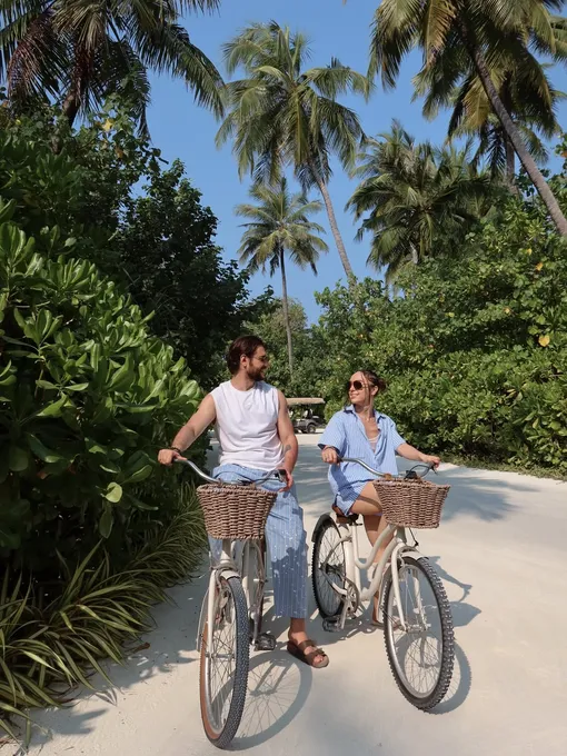 Дава и Мари Краймбрери проводят отпуск на Мальдивах