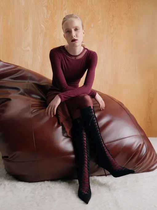 Ремень Baldinini, cапоги Le Silla