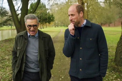 Юджин Леви и принц Уильям в Виндзоре