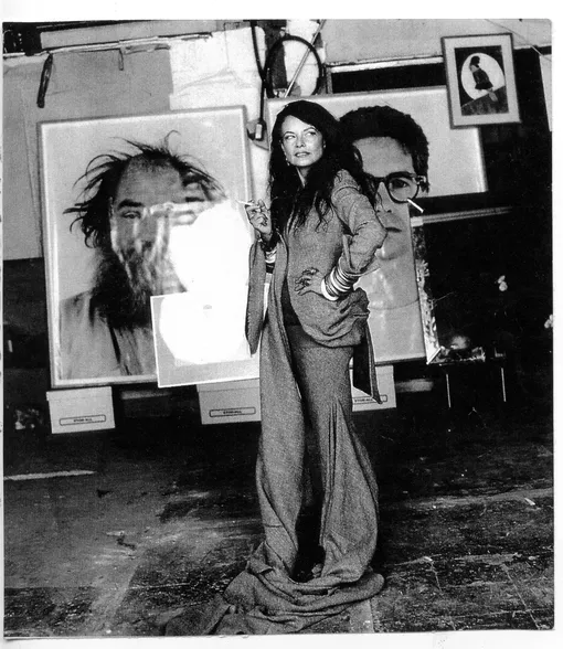Мишель Лами в лукбуке Rick Owens, 1998 год